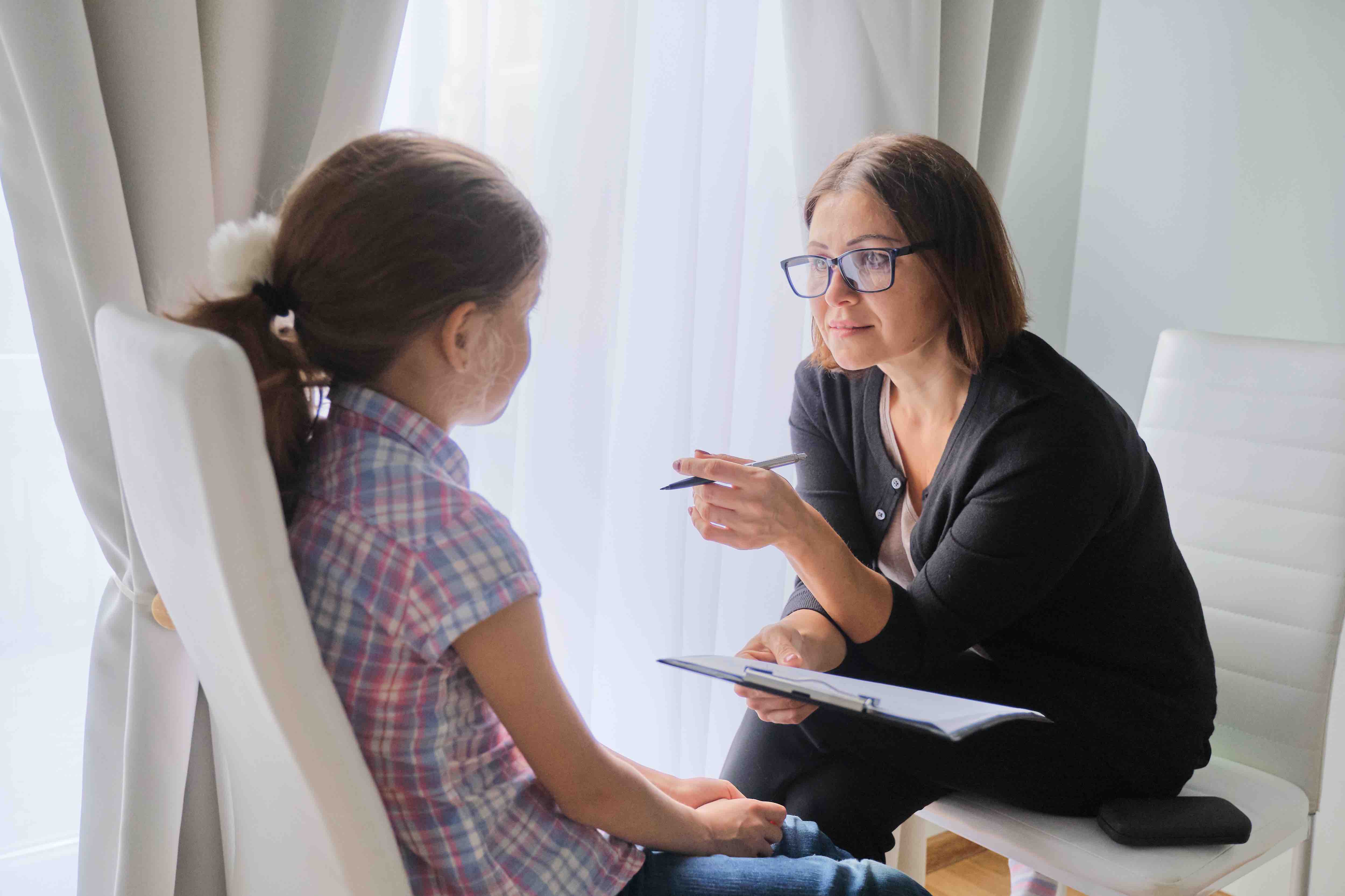 Picture of doctor with a child